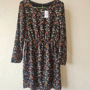 Jcrew Mercantile black floral dress
